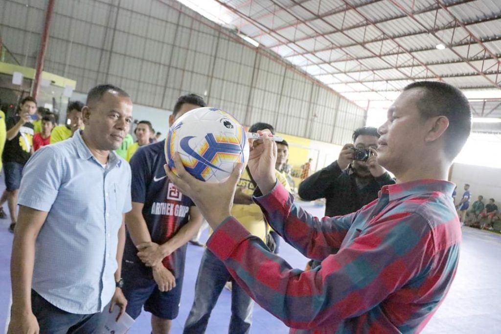 Panamuah FC Gelar Laga Eksebisi Futsal Antar Instansi