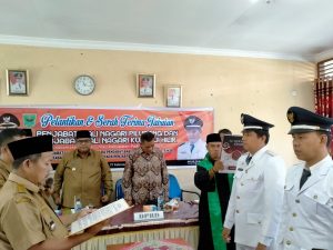 Pj Walinagari Pilubang dan Kuranji Hilir Dilantik