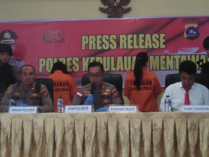 Diduga Pengedar Narkoba, 2 Wanita Asal Padang Ditangkap di Mentawai