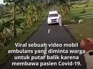 Viral Video Tenaga Medis Dilempari Batu saat Bawa Jenazah Corona