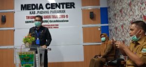Orang Tua TA yang Positif Corona di Sintoga Dikarantina di Padang Besi
