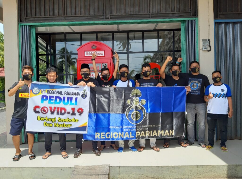Gandeng duo Pemain Timnas, ICI Pariaman Bagikan Sembako untuk Warga