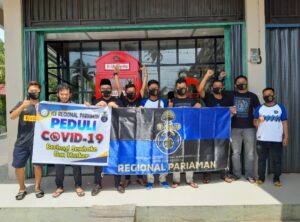 Gandeng duo Pemain Timnas, ICI Pariaman Bagikan Sembako untuk Warga