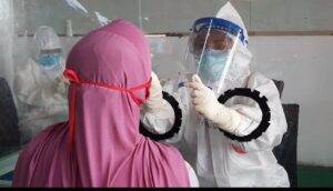 Tes Swab Pedagang Dilakukan di Areal Pasar