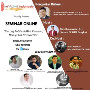 Improve Indonesia Gelar Seminar Kaji New Normal