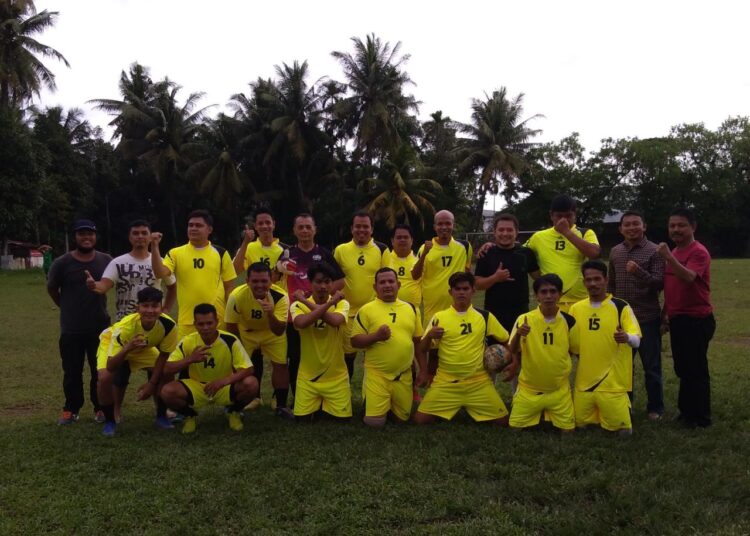 Tim sepakbola PWI Sumbar.