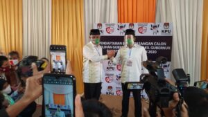 Maju Pilgub Sumbar, Mahyeldi-Audy Daftar ke KPU