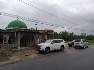 Arwinsyah Pantau Proses Renovasi Masjid Alhuda, Kampung Dalam