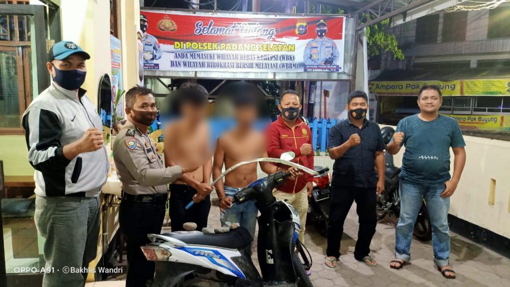 Polsek Padang Selatan Amankan Anak di Bawah Umur Pelaku Tawuran