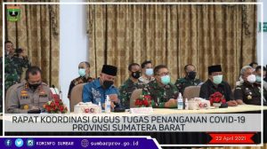 Kasus Meningkat, Gubernur Sumbar Siapkan Strategi Penanganan Covid-19