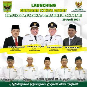 Baznas Padangpariaman Usung Gerakan Cinta Zakat